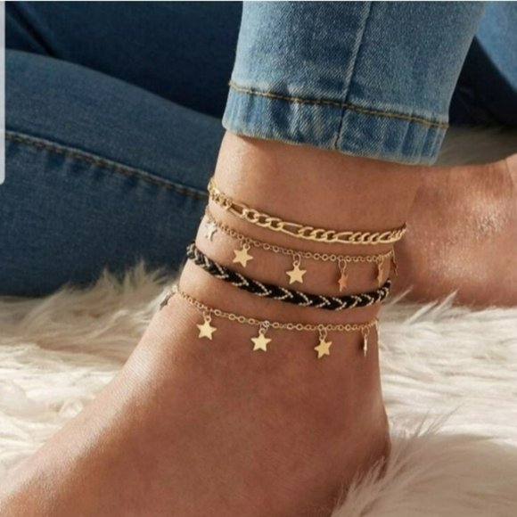 Nikkiwallflower Jewelry - *Cassidy* Anklet Set